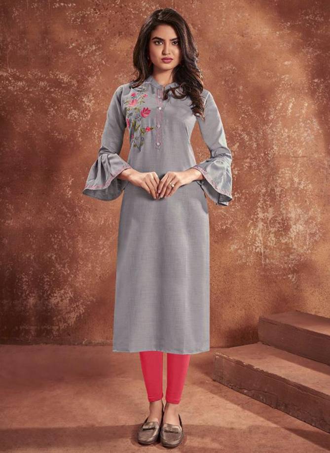 VARDAN CLOUD VOL 1 Latest Fancy Designer Ethnic Wear Nira Cotton with Heavy Embroidery work Baloon Slives Kurti Collection